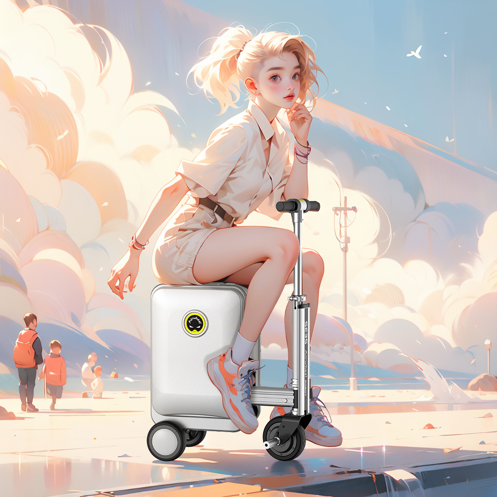 bbin宝盈集团Airwheel智能骑行箱SE3S