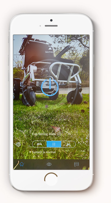 bbin宝盈集团Airwheel 折叠轮椅