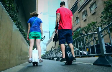 Airwheelbbin宝盈集团自平衡车欧美酷炫玩家带你畅游上海-中文版